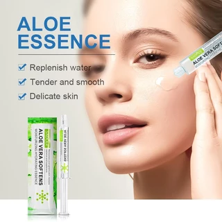 Serum LAIKOU chiết xuất lô hội / hoa hồng / axit hyaluronic dưỡng ẩm làm sáng và trẻ hóa làn da 10ml