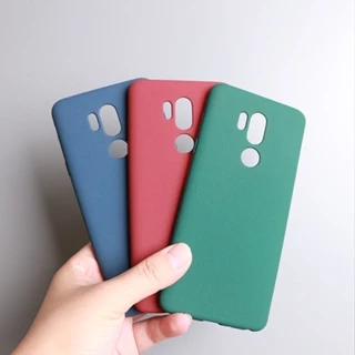 Ốp Lưng TPU Mềm Chống In Dấu Vân Tay Màu Trơn Cho LG G7