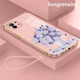 ốp  xiaomi mi 11 lite 11t 11 lite 5g ne 11t pro lưng Ốp Điện Thoại Silicon Chống Sốc Mạ Điện Ddyh01 Cho xiaomi mi 11 lite 11t 11 lite 5g ne 11t pro viền vuông cute