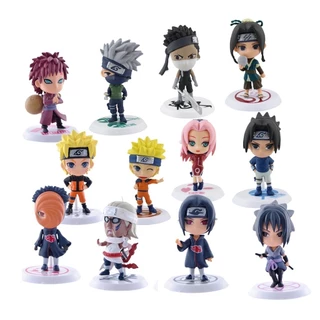 Anime Naruto Pvc Hình 7cm / Mô Hình Nhân Vật Hành Động Naruto Sasuke Sakura Kakashi Gaara Zabusa Có Chân Đế