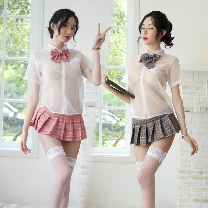 Cosplay sexy nữ sinh, đồ ngủ hóa trang học sinh anime quyến rũ gợi cảm 2022