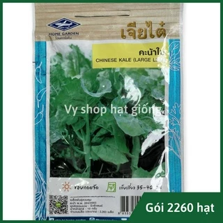 Hạt giống cải làn (cải rổ) lá to ăn lá Thái Lan gói 2260 hạt