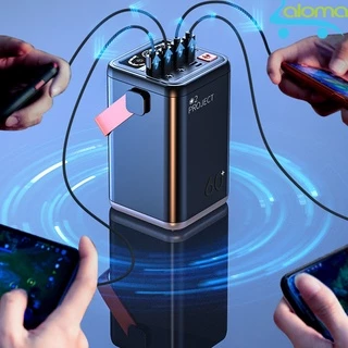 Sạc dự phòng dung lượng lớn 2Project 60000mAh sạc siêu nhanh, tiết kiệm pin phù hợp cho công việc thường xuyên di chuển