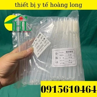 PIPET NHỰA 3ML - PIPET 3ML - ỐNG HÚT NHỎ GIỌT- ỐNG HÚT SỮA CHO BÉ TÚI 50 CÁI