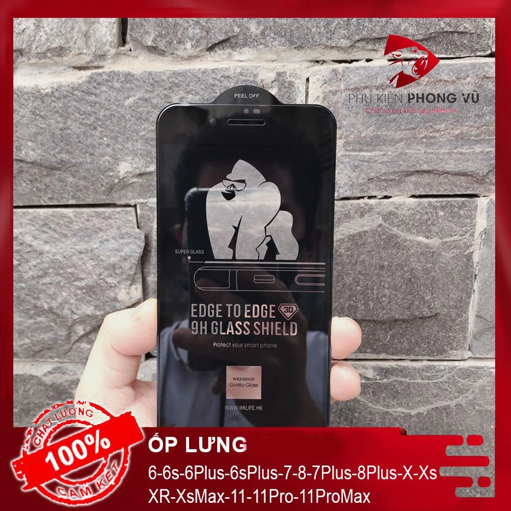 Kính Cường Lực Iphone King Kong Không Hộp cho Iphone 6Plus 7Plus 8Plus X Xs XR XsMax 11 11 Pro 11 Pro Max 12 12ProMax 13