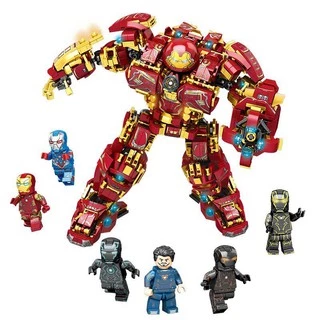 （có sẵn）đồ chơi lắp ráp Marvel Super Heroes Ironman LY76026 Bộ Giáp Iron Man Hulkbuster