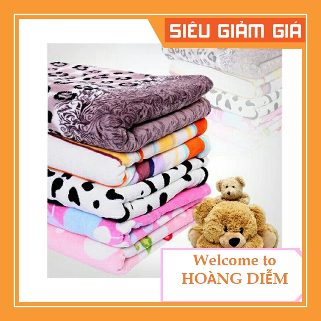 Mền Nhung Cao Cấp khổ 1m6 x 2m 🎁 Tặng 1 vỏ gối 40x60🎁( siêu mềm mại 100% hàng loại1 được chọn mẫu)