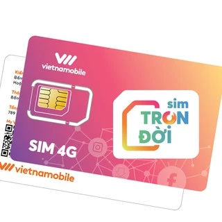 Sim số 3G vietnamobile gói cước trọn đời