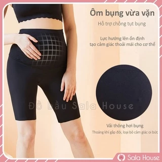 Quần Bầu Legging Lửng Mùa Hè Mỏng Nhẹ - Siêu Co Giãn