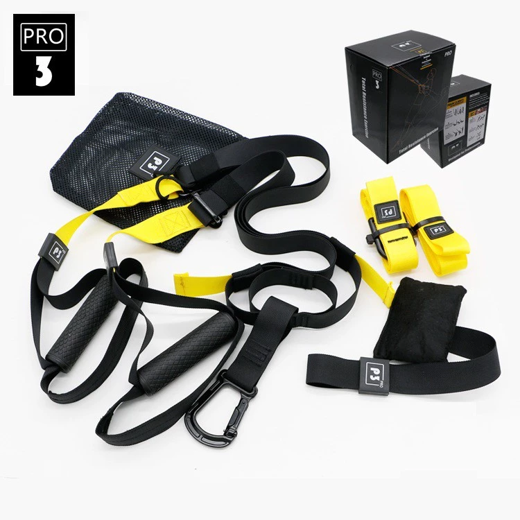 Bộ dây tập kháng lực đa năng TRX Pro P1, P2, P3 POPO sử dụng cho cho tập Gym và Yoga