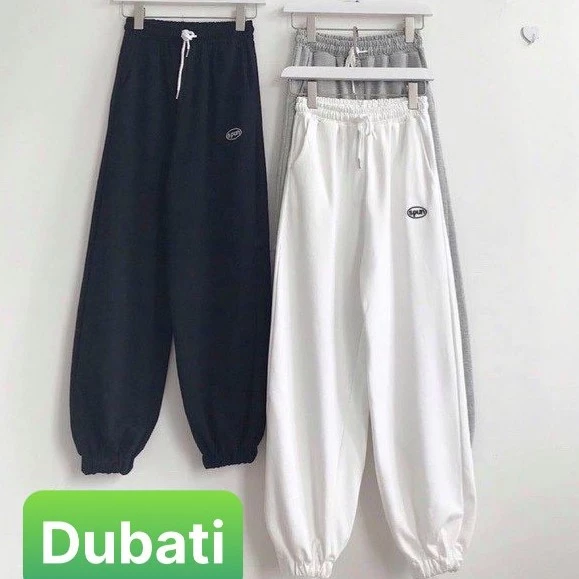 QUẦN JOGGER THỂ THAO NAM NỮ SPUN 3 MÀU THOÁNG MÁT CAO CẤP - DUBATI FASHION