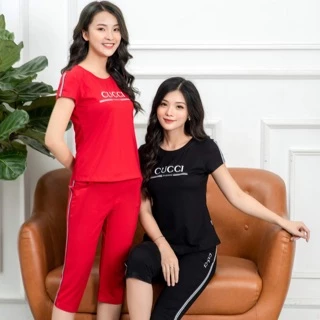 Bộ nữ cotton mùa hè