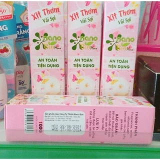 xịt thơm sợi vải thơm quần áo nano bio home