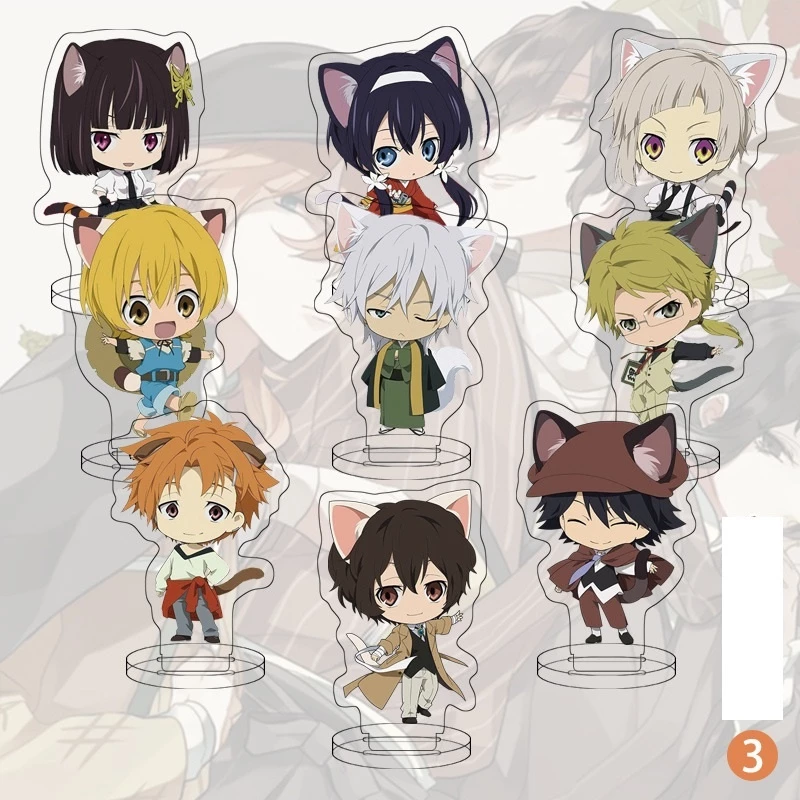 Mô hình Set 9 standee mini Bungou Stray Dog mẫu 3