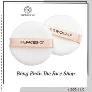 Bông đánh phấn The Face Shop ( Bông tròn đánh phấn phủ khô )