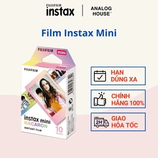 FILM INSTAX MINI MACARON - Viền Macaron- Giấy in ảnh cho máy chụp lấy liền chính hãng date 2024-2025