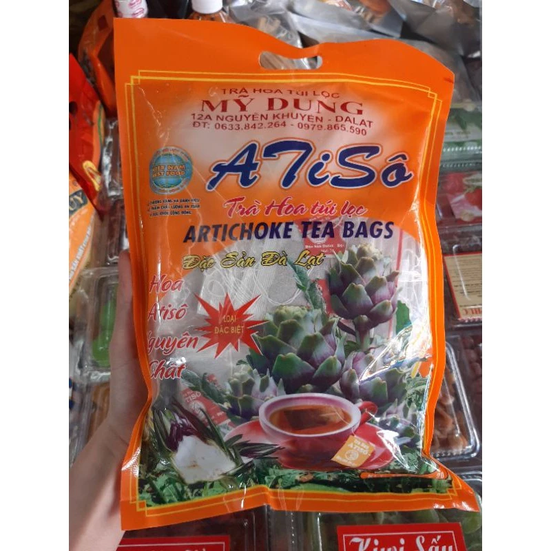 Trà Atiso Đặc Sản Đà Lạt  túi lọc 100gói x2gram