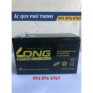 Ắc quy lưu điện LONG 12V 7.2Ah (WP7.2-12) Chính Hãng