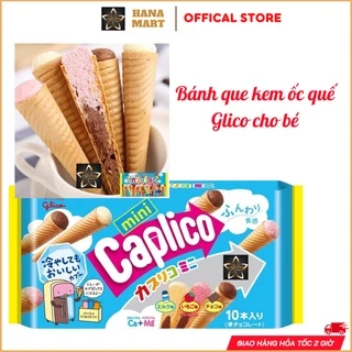 Bánh que kem ốc quế Glico cho bé Nội Đia Nhật Bản