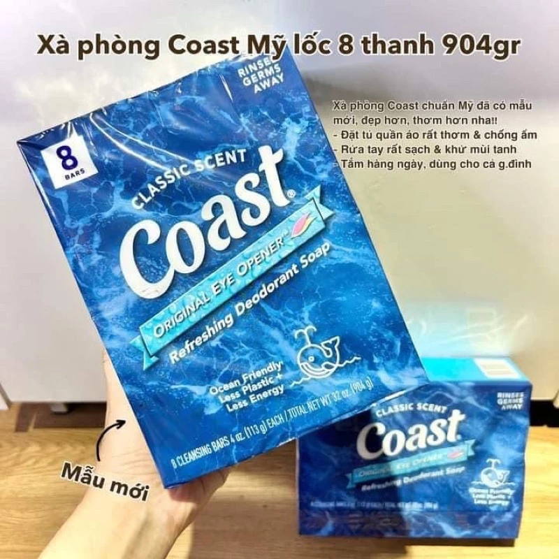 Xà bông cục Coast Mỹ