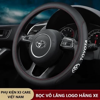 Bọc vô lăng ô tô da PU - Bọc vô lăng - Bọc vô lăng logo hãng xe - Bọc vô lăng