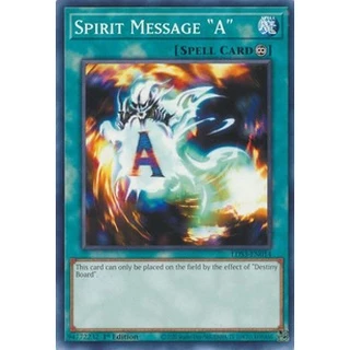 Thẻ Bài Yugioh Spirit Message "A" - LDS3-EN014 - Common 1st Edition