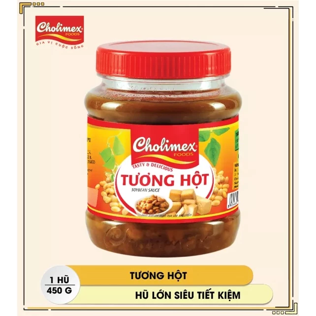 Tương Hột Cholimex 450g Hạt Đậu Mềm Béo, Dùng Cho Món Chay Mặn