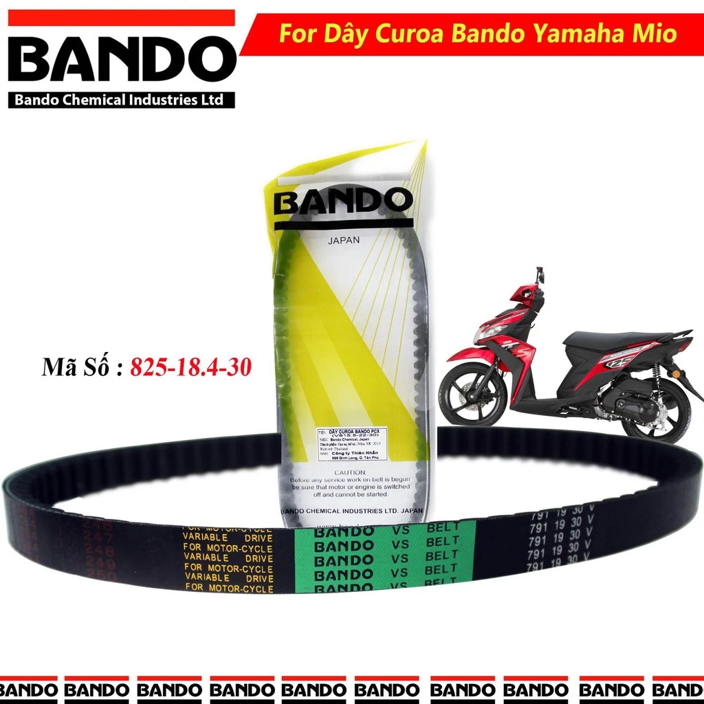 Dây curoa Yamaha Mio ( Bando Thái Lan )