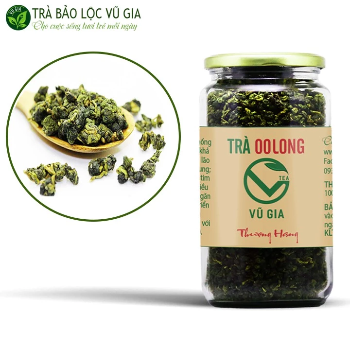 Trà Oolong Thượng Hạng Nguyên Chất Vũ Gia (200g/hũ)