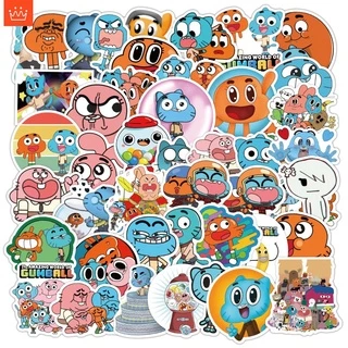 J· Bộ Hình Dán Chống Thấm The Amazing World of Gumball, 50 tờ/bộ