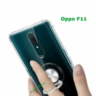 Ốp lưng Oppo F11 💝FREESHIP Từ 50k💝 chống sốc giá đỡ Iring trong màu cao cấp