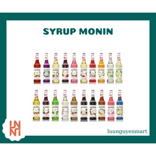 Siro/ Syrup Monin Pha Chế Chai Thủy Tinh 700ml Các Mùi
