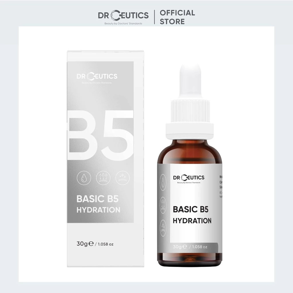 Serum Basic B5 Hydration DrCeutics - Cấp Ẩm, Phục Hồi Da sau peel da laser