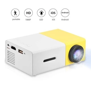 Máy chiếu mini YG300, máy chiếu FullHD kết nối không dây qua Wifi-Máy chiếu đa phương tiện