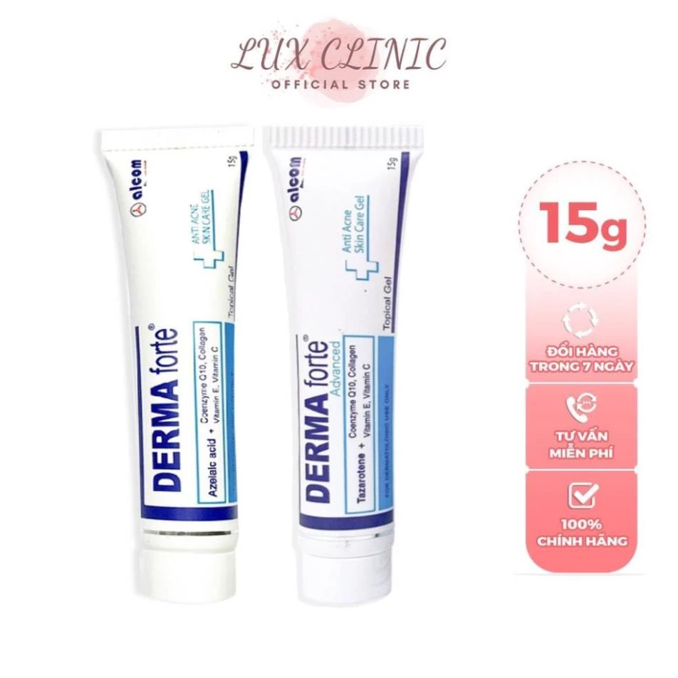 Gel Giảm Mụn, Thâm Sẹo Và Dưỡng Da Gamma Derma Forte Gel 15g