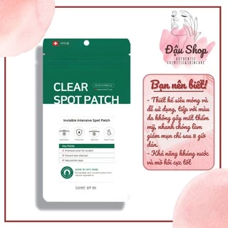 [Nhập khẩu] Miếng Dán Mụn Some By Mi Clear Spot Patch (Set 18 miếng)