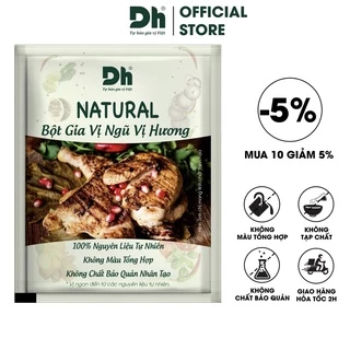 Gia vị ngũ vị hương Natural Dh Foods nêm ướp thực phẩm thịt cá thơm ngon 10gr