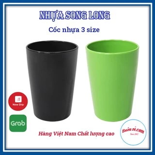 Cốc phíp - ly nhựa SONG LONG 3 kích cỡ ( 2808, 2809, 2810) – Buôn Rẻ