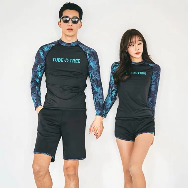 [CÓ BIG SIZE] Đồ bơi đôi dài tay nam nữ TUBE TREE phong cách Hàn Quốc