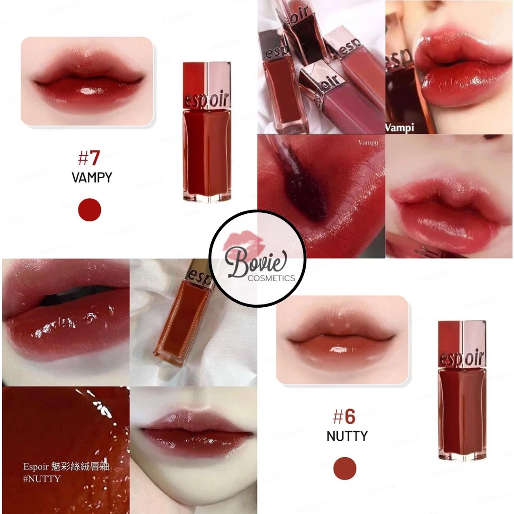 Son tint bóng ESPOIR Espoir Couture Lip Tint Shine Velvet #Nutty #Vampy