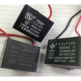 Tụ quạt 1,5uF , 2uF , 2,5uF , 3uF