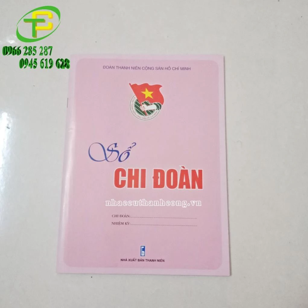 Sổ chi đoàn màu hồng | Thiết Bị Đoàn Đội