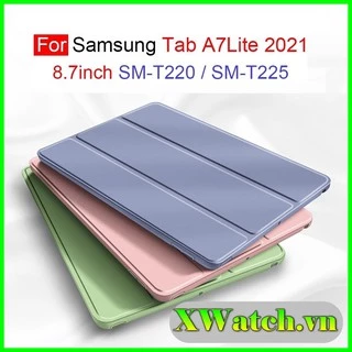 Bao Da Máy Tính Bảng Cho Samsung Galaxy Tab A7 Lite 2021 8.7inch T220 T225 Tab A7 T500 Nắp Gập Từ Tính Chống Dấu Vân Tay