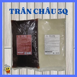 trân châu 3q/ trân châu trắng 3q Giòn Ngon gói 2kg,nguyên liệu làm trà sữa