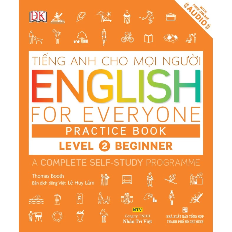 Sách - English for Everyone - Level 2 Beginner - Practice Book (kèm CD) - NTV