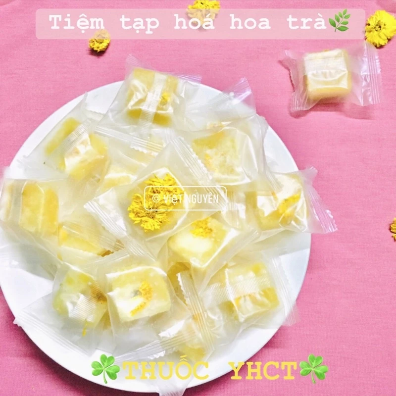 Trà hoa cúc đường phèn mật ong