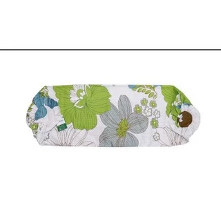 Áo gối ôm 37x105cm dây kéo có bèo cotton hoa