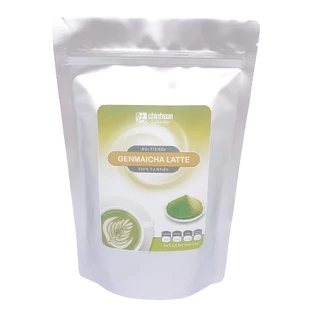 Trà Sữa Chính Sơn Gạo Rang Genmaicha Latte Pha Chế Đồ Uống 750g