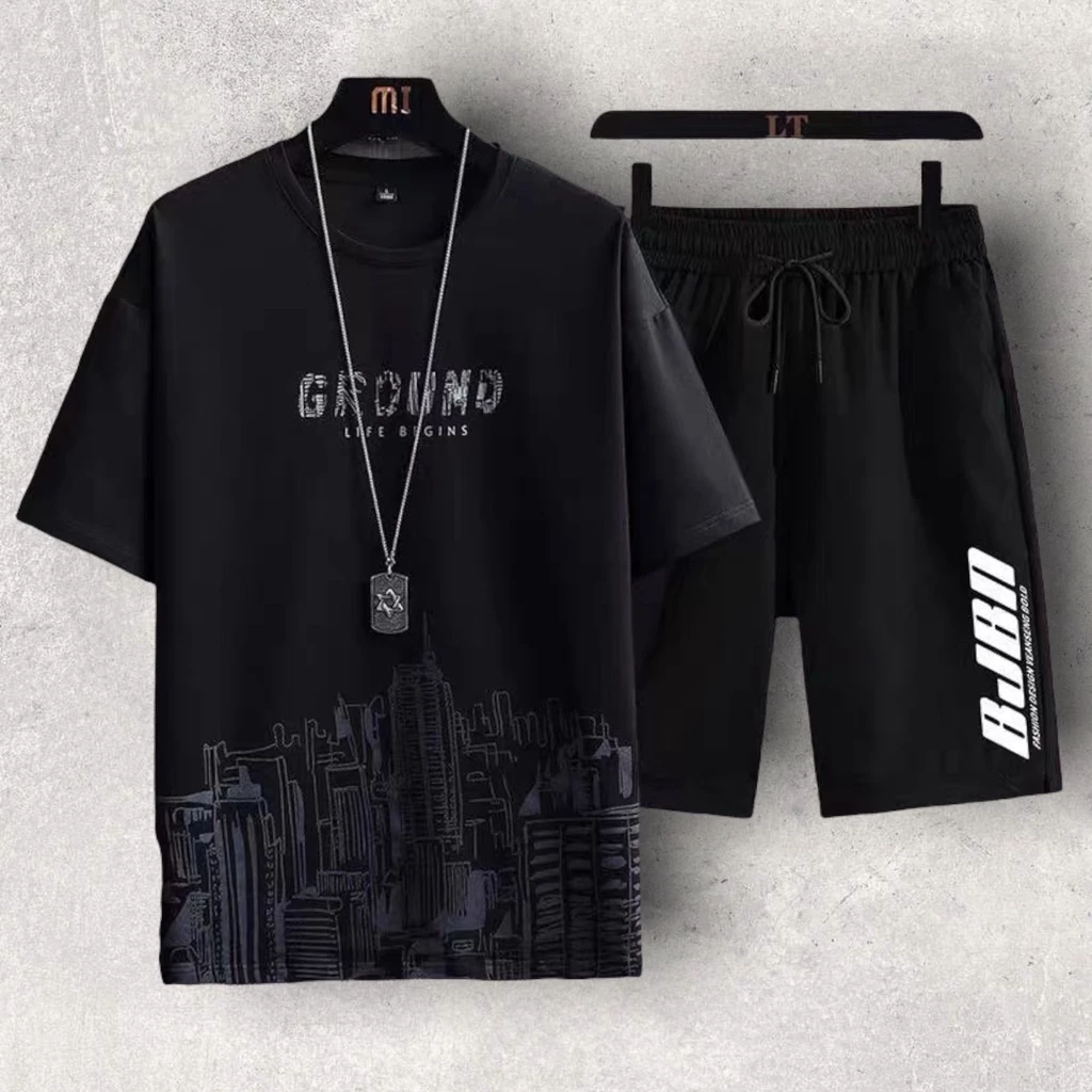 BỘ THỂ THAO NAM NỮ GROUND MẶC NHÀ TẬP GYM PHONG CÁCH NĂNG ĐỘNG TRẺ Trung