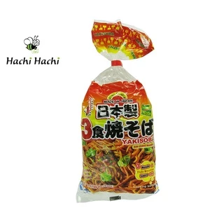 Mì xào Yakisoba tươi kèm sốt Itsuki Foods 510g 3 phần ăn - Hachi Hachi Japan Shop